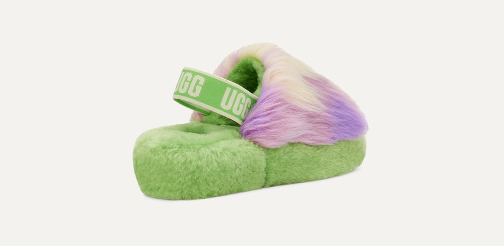 UGG® 公式【 フラッフ イヤー スライド タイダイ|Fluff Yeah